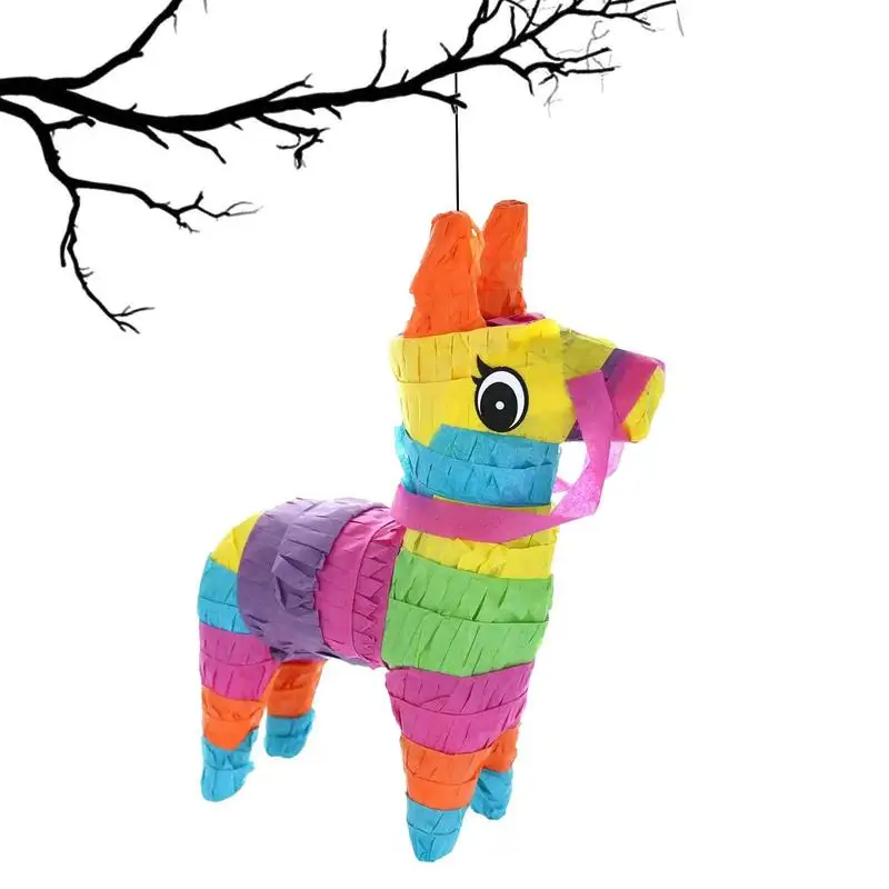 

Rainbow Pinata Interesting Pretty Small Pinata For Party Colorful Fun Donkey Pinata For Party Mexican Fiesta Supplies