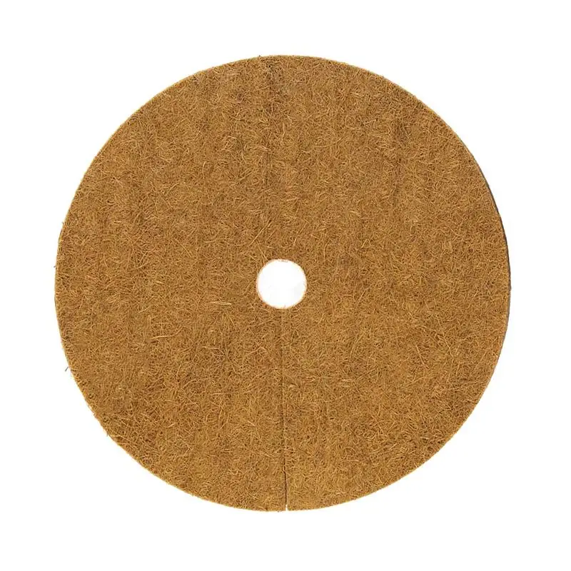 

10 PCS Coco Coir Fiber Tree Tree Plant Protector Mat Coco Liner Mulch Mat For Disc Plant Cover Tree Plant Mats Flower Pot