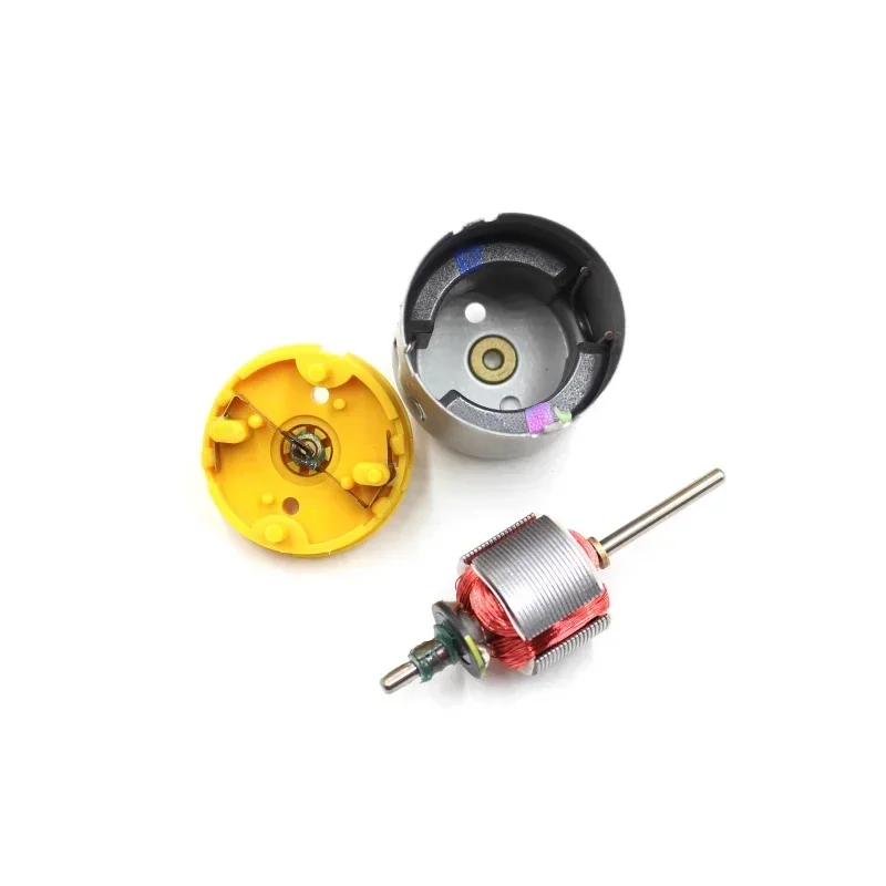 2pcs 미니 260 모터 RC-260SA-14240 고속 14000RPM DC6V-12V RC 애플리케이션용 24mm 원형 롱 샤프트가 있는 강력한 자기 모터