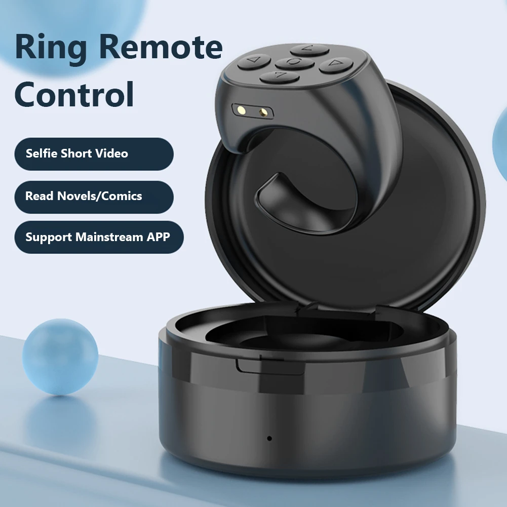 Finger Ring Bluetooth Remote Control Fingertip Remote Control Ring