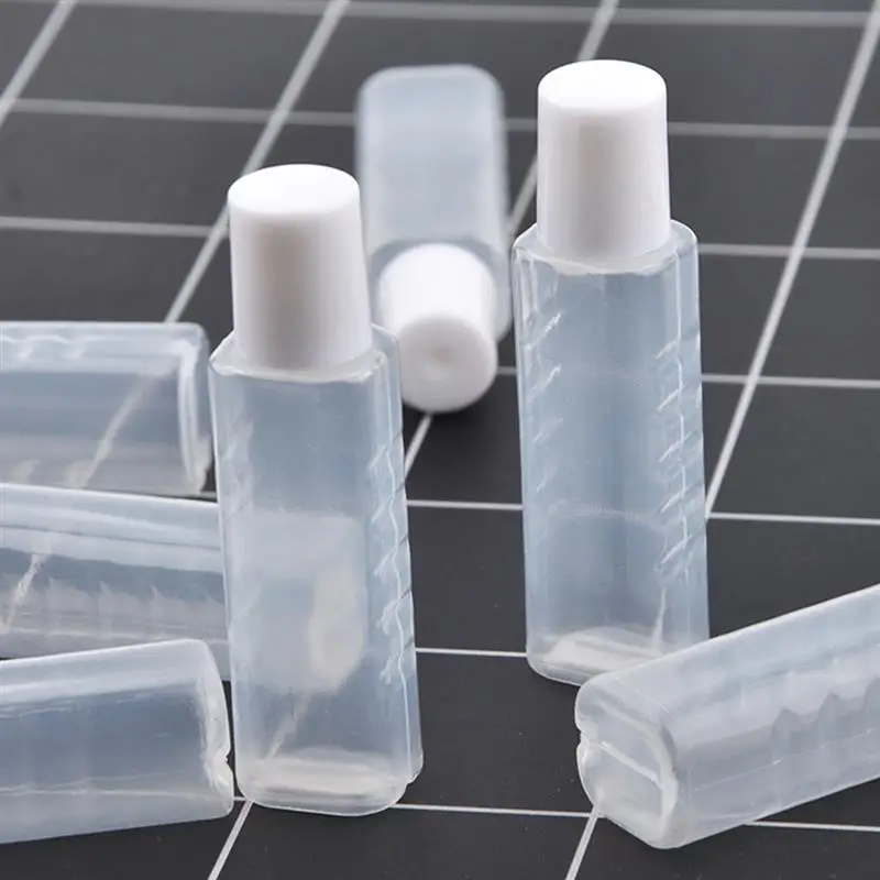 20 Pcs Empty Contact Lens Solution Small Squeeze Solution Container Refillable Bottles Travel Bottle Care Accessories