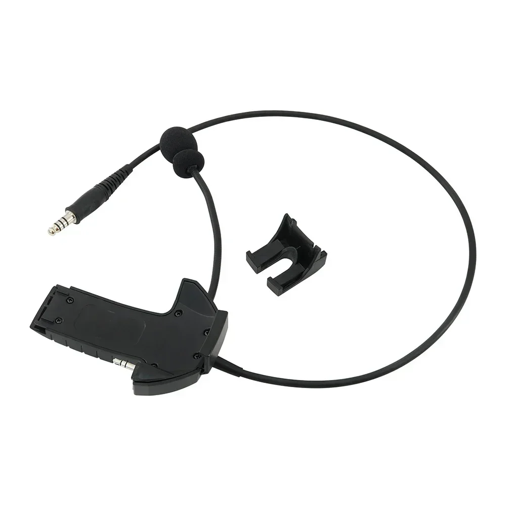 Tactical New Electronic Earmuff Adapter External Microphone & U94 Ptt Adapter for Walker's Razor Shooting Headset