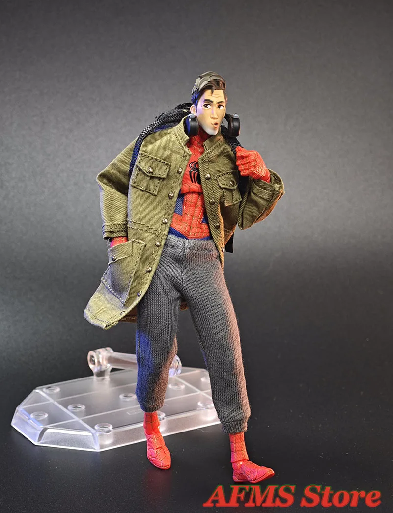 1/12 Men Soldier Spider Boys Vest Jacket Pants Parallel