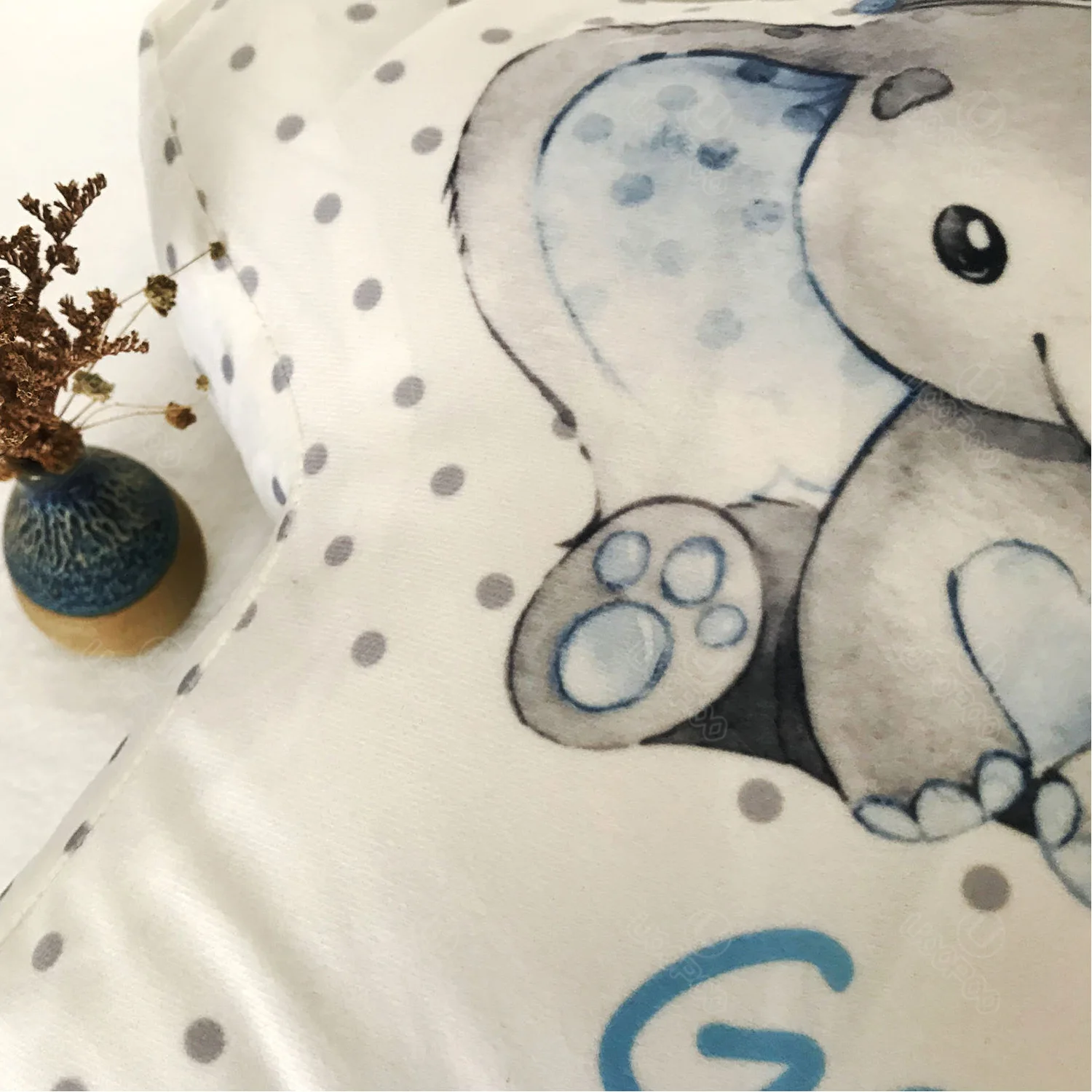 Custom Baby Pillow Heart / Star / Round Shap Elephant Throw Pillow Home Decoration Cushion Wedding Lovers / Cute Fun Baby Gift 5