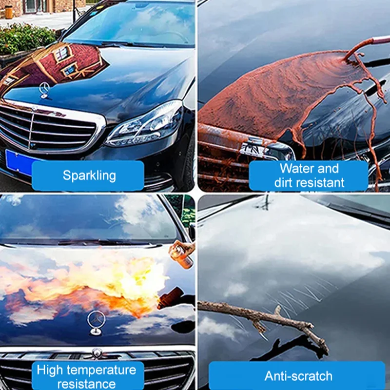 Nano Coating Crystal Coating Agent Automotive Nano Liquid For New Car Stain Removal Shine Enhancement Glass Glazing