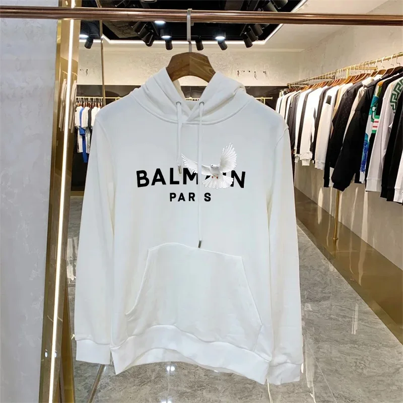 Men's Luxury Hoodies Designer Pullover Hooded Sweatshirt for Male Retro Y2k Vintage Trendy Casual Mens High Quality Streetwear