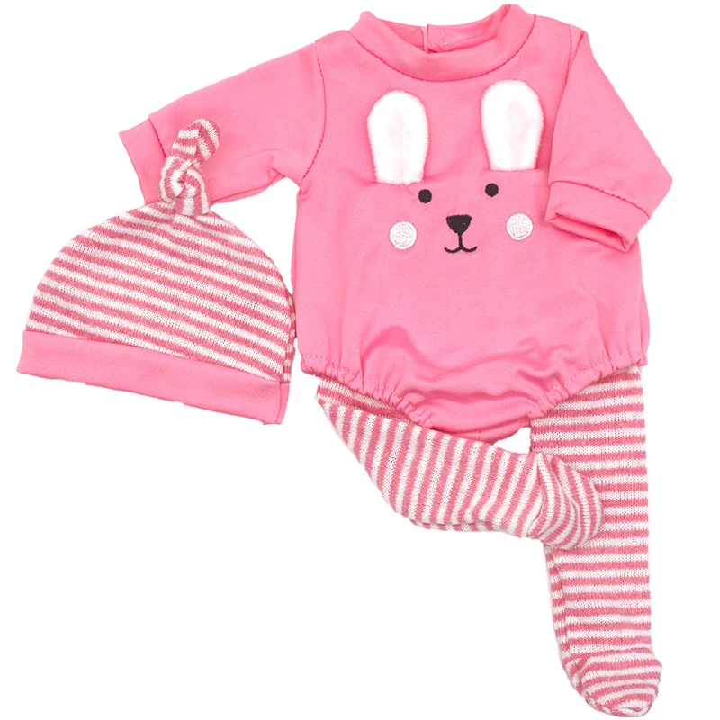 43 Cm Baby Doll Clothes Rompers for 17 Inch Baby Doll Suit Costume Set