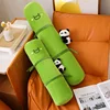 Kawaii Panda Long Green Bamboo Plush Pillow Stuffed Sleeping Leg Support Bolster Small China Panda Plushie Decor Peluche Gift 4