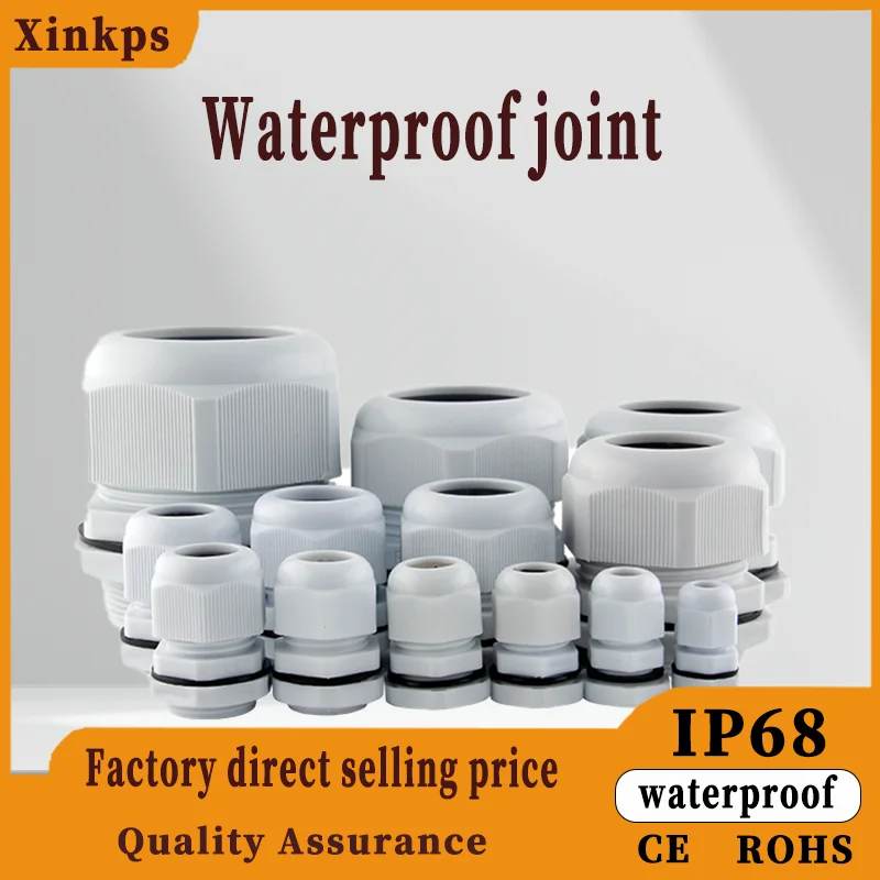 IP68 Nylon Cable Glands PG 7/9/11/13.5/16/19/21/25/29/36 High Quality Wire Plastic Waterproof Connector Cable Joints