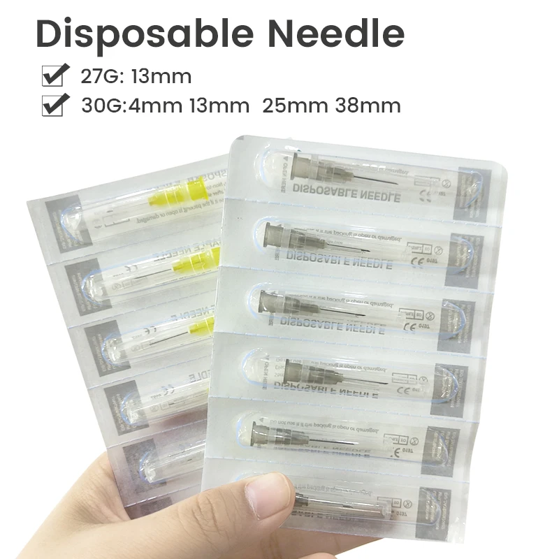 Hot Sale Korea 31G 6mm 30G 13mm 27G 31G Disposable Superfine Sharp Painless Small 34G 4mm Needle