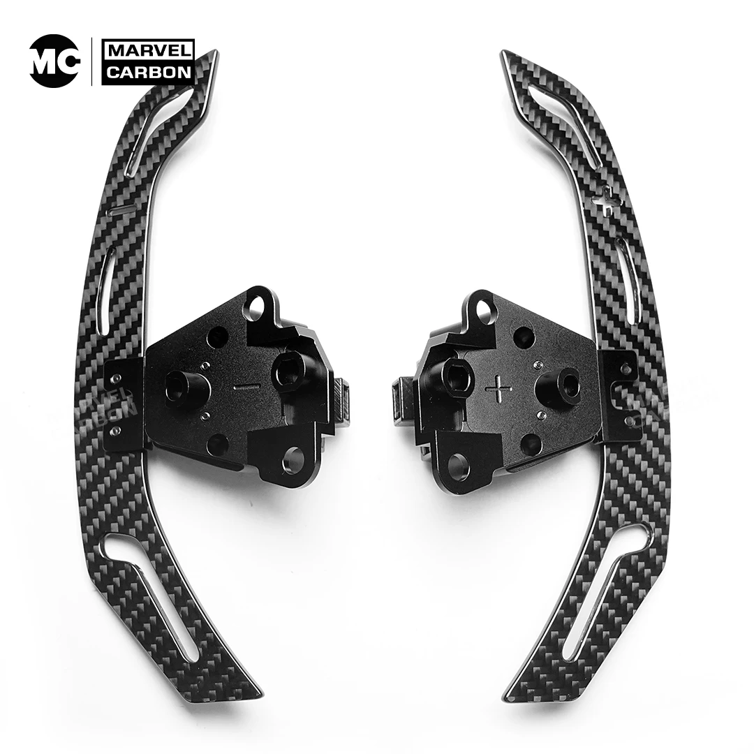 렉서스 IS NX RC 200 250 300 350 및 토요타 86 BRZ 스포츠용 MC 3mm 광택 마그네틱 카본 파이버 패들 시프터