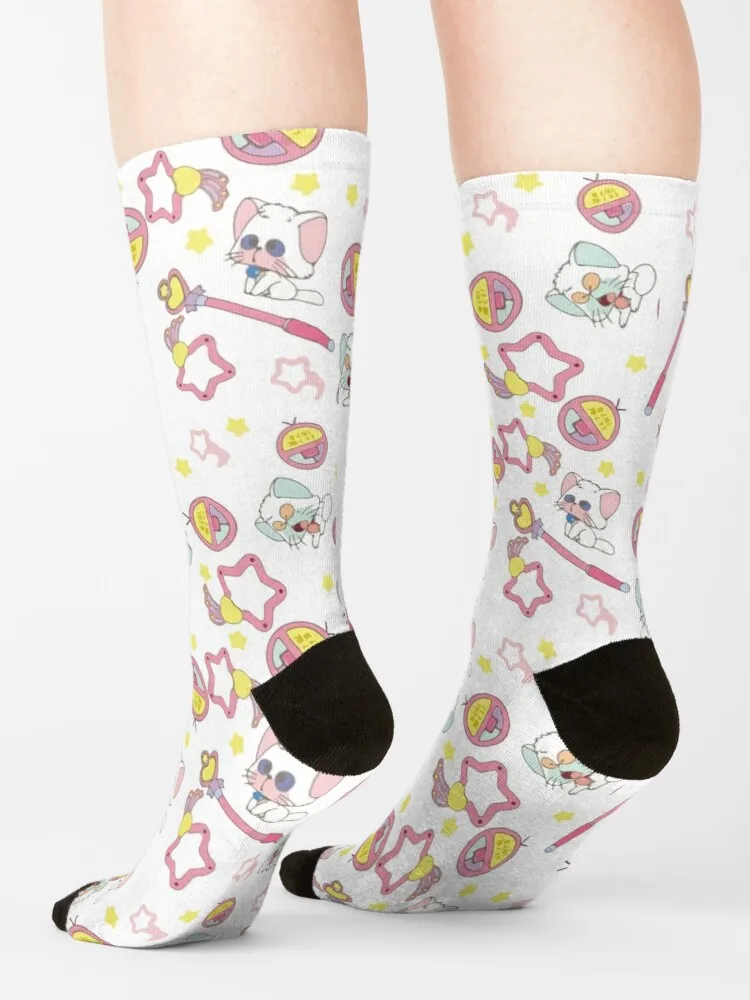 Creamy Mami - texture Socks Christmas Socks