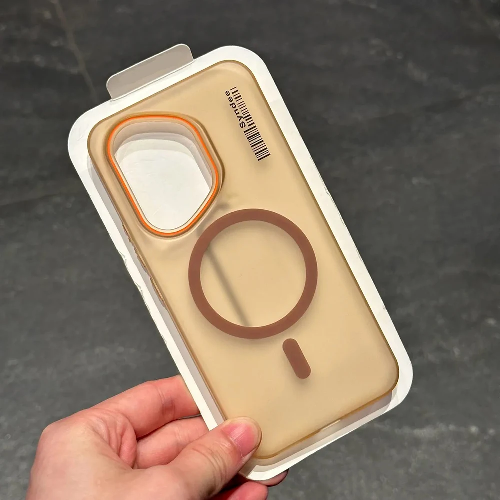Frosted Translucent Magnetic Phone Case - Slim Hard PC Cover