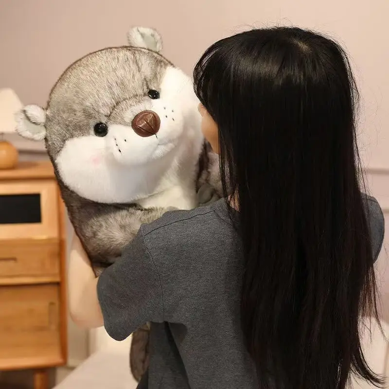 Latest Lazy Otter Doll Kawaii Stuffed Plush Toy Handmade Doll Cartoon Anime Cute Children's Birthday Gift Fun Doll Pillow