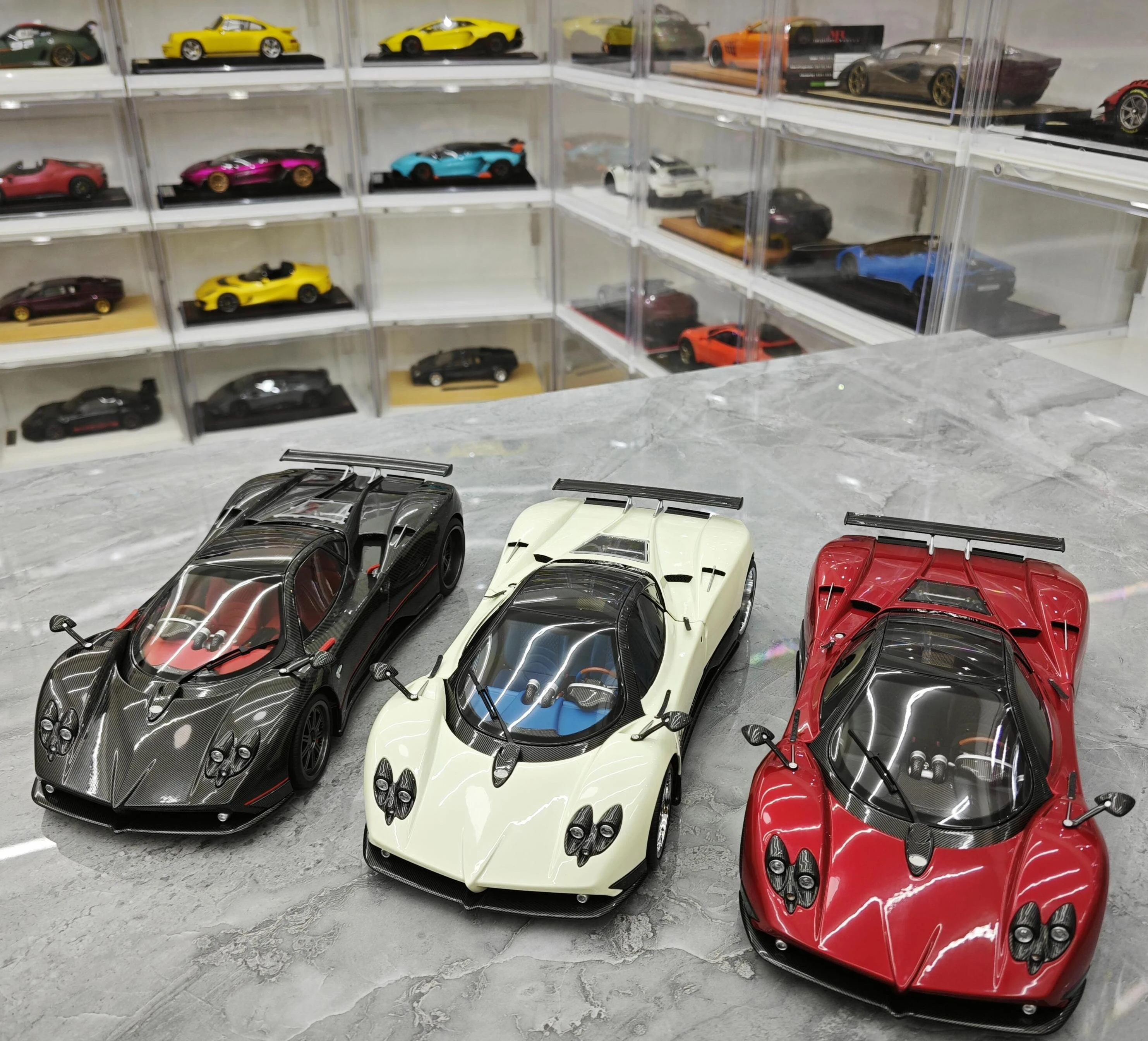 Almost real 1: 18 For Pagani Zonda F Replica Alloy High-end