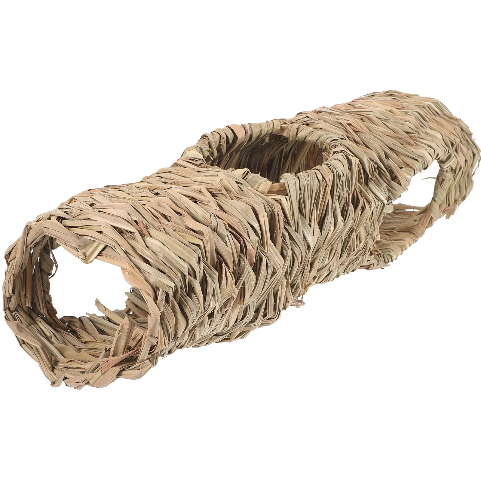 

Hamster Straw Tunnel Toy Hideaway Guinea Pig Hiding Tunnel for Chinchillas