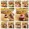 Anti-stress Slow Rising Squeeze Toy Tpr Soft Slow Rebound Toy Cake Shape Simulation Toast Stress Relief Toy Birthday Gift 5