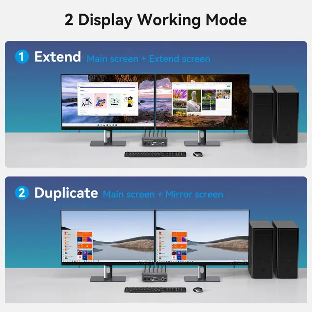 HDMI Displayport KVM переключатель 2 PC 2 монитора 8K/60Hz 4K/120Hz алюминиевый KVM переключатель подходит для 2 компьютеров с общим доступом 2 Monit 3
