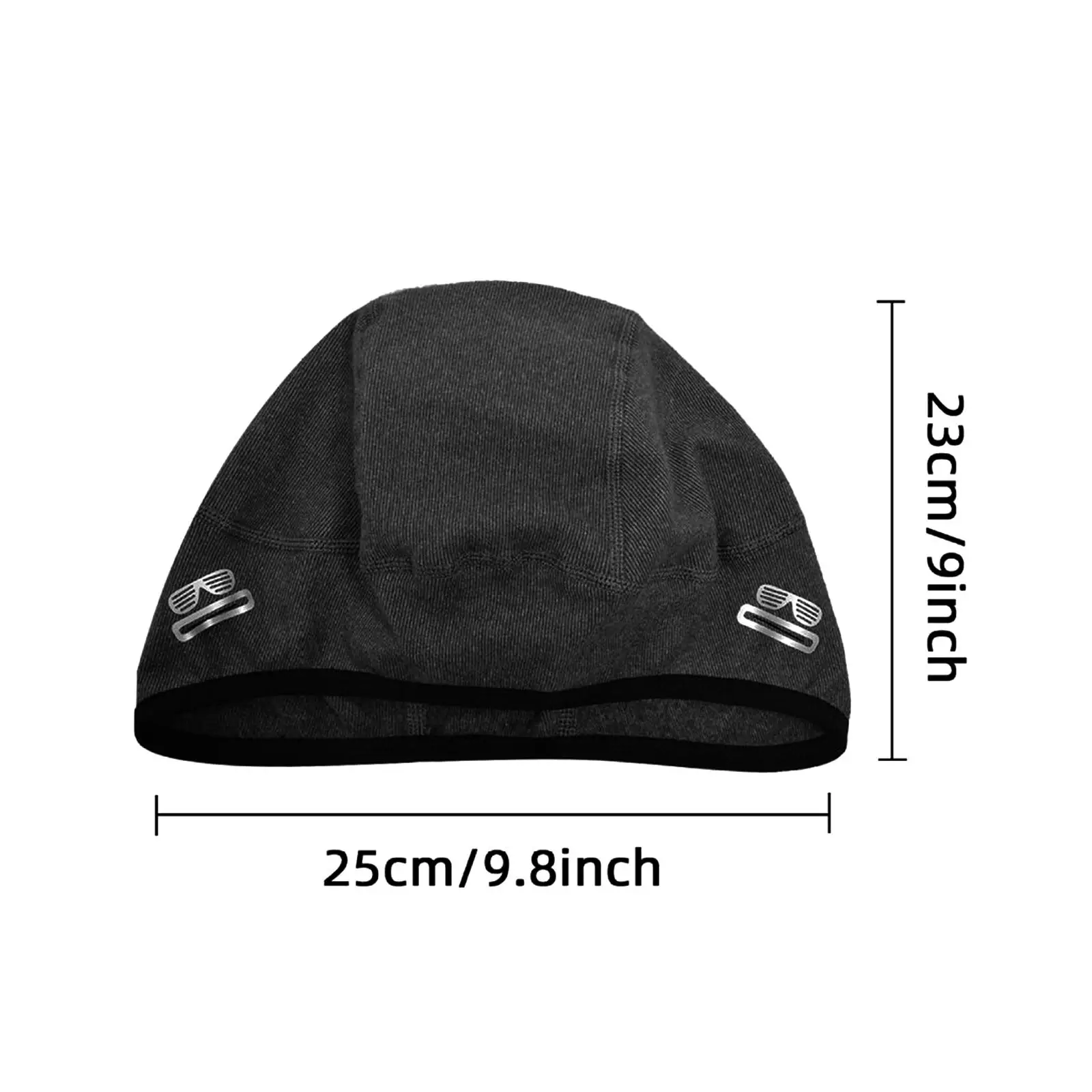 Skull Cap Helmet Liner with Ear Cover Windproof Hat Beanie for Cold Weather Motorcycle Riding Skiing Forehead Ear Protection Hat