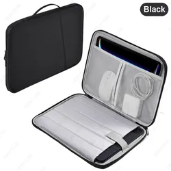 Premium Waterproof Tablet Sleeve with Pocket - Padded Protective Case - 11 inch (Black)