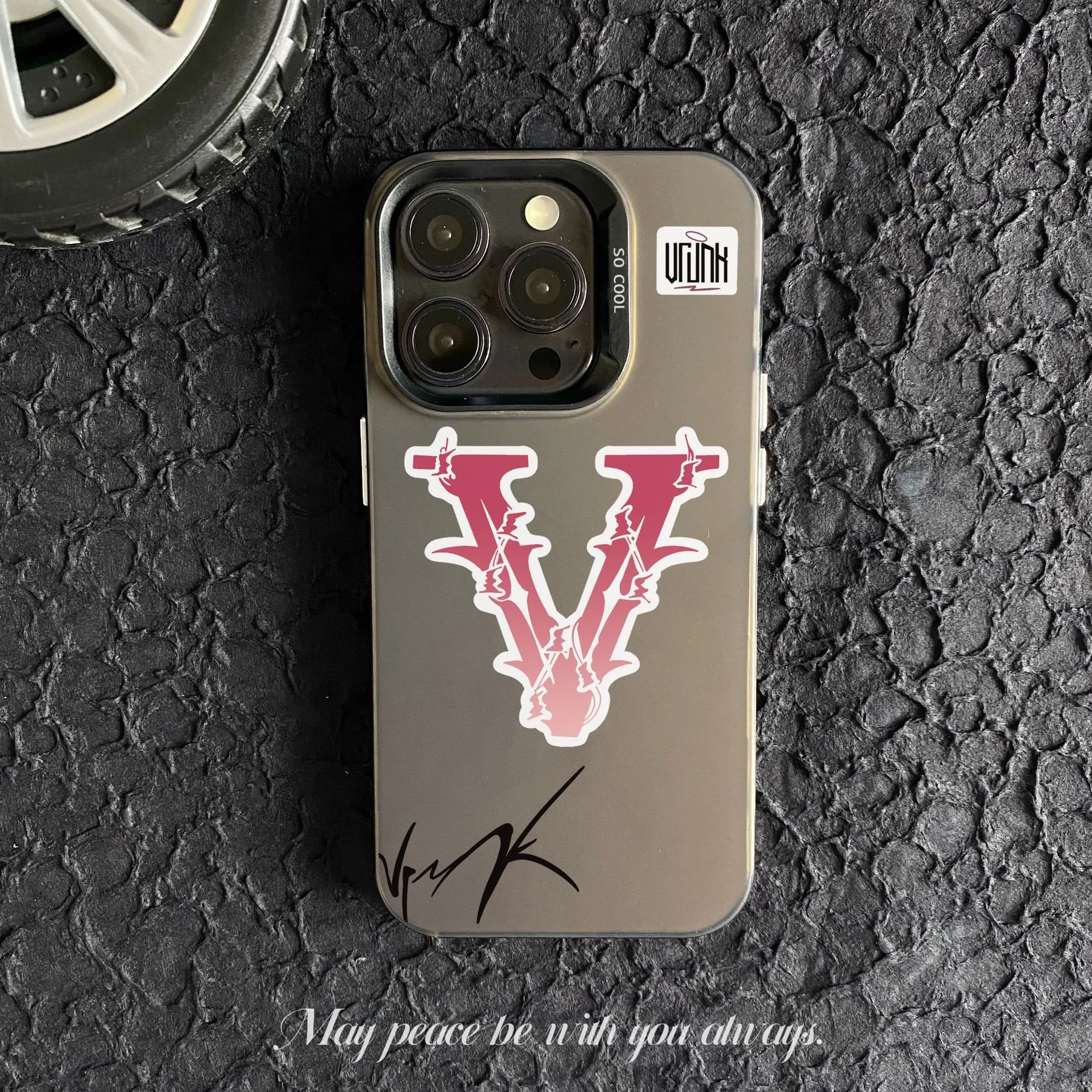 Chic Pink V-VrunkS Phone Case - Stylish Fashion Statement Cover