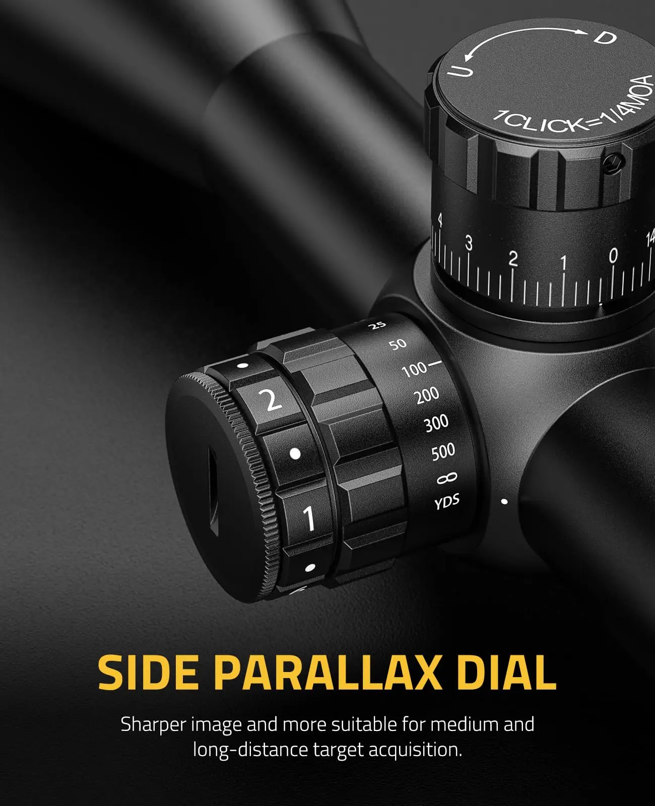 BearPower FFP Scope First Focal Plane Scope MOA Illuminated Reticle Zero Stop and Reset Parallax Adjustment 30mm Tube with