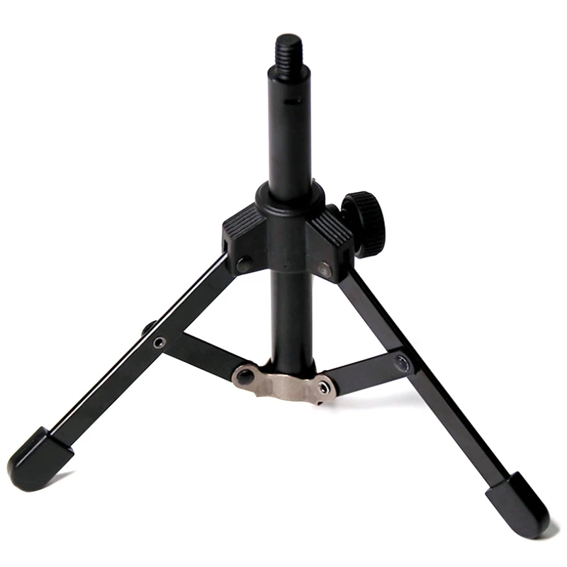 Microphone stand Foldable Tripod Desktop Microphone Stand Holder for Podcasts Online Chat Conferences Lectures Meetings and More