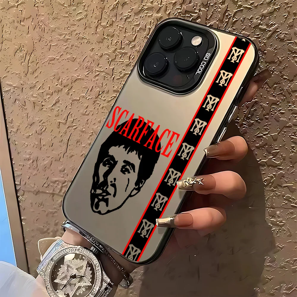 ตัวเลือกสินค้า เคสแฟชั่น S-Scarface ป้องกันรอยกระแทก iPhone 17-8 ผิวด้าน