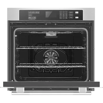 Empava 30 in. Electric Single Wall Oven with Self-cleaning Convection Fan Touch Control in Stainless Steel Model 2020, WO01 2