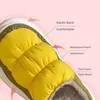 Big Size 48 49 Winter Men Plush Warm Slippers Women Couples Slides Down Cloth Waterproof Home Non-Slip Outdoor Shoes Flats 5