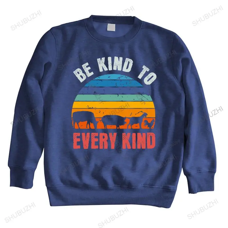 

Man crew neck hoodie brand fall winter hoodie BE KIND TO EVERY KIND cotton sweatshirt for boys brand hoodie drop shipping