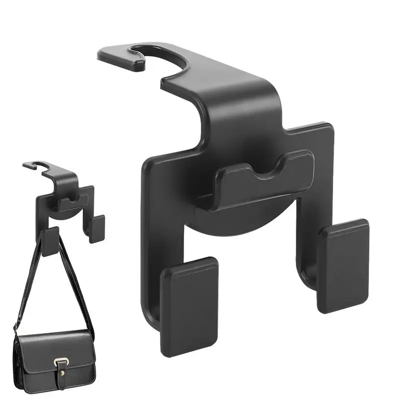 

Car Seat Back Double Hook Long Service Life Car Rear Mobile Phone Holder Wide Application Scope Multi-function Hook Auto Items