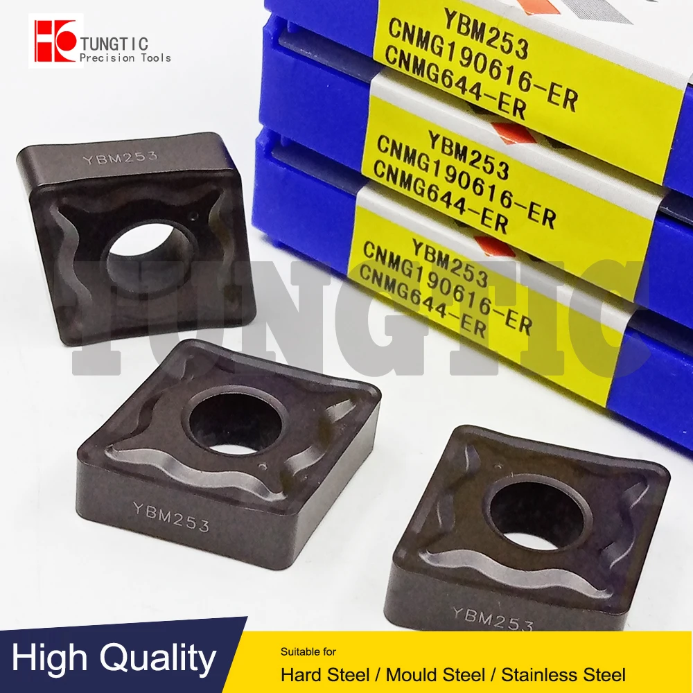 

CNMG190616-ER YBM253 Milling Cutter CNC Tools Insert Lathe Machining Tools Lathe Cutting Tool Metal Turning Tools CNMG 190616