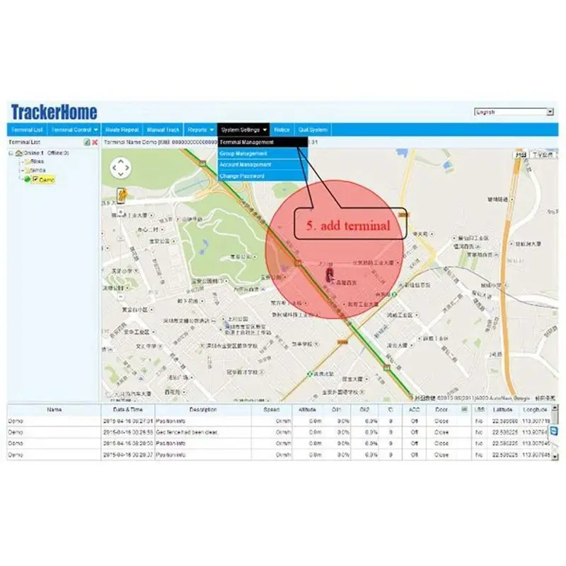 TK303G Personal Locator Vehicle Locator Car Anti-theft Alarm GPS Tracker Positioning Accuracy 5-50 (m) Support Google Baidu Map