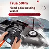 Rc Bait Boat 500m Auto Driving Return V900 Gps 40 Points Sonar 1.5kg V700 With Steering Light For Fishing Wireless Fish Finder 5