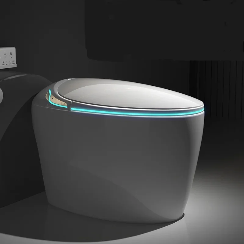 

Modern Electronic Automatic Ceramic Toilets Bowl Wc Luxury Intelligent Watermark Bathroom WC One Piece Smart Toilet Bidet