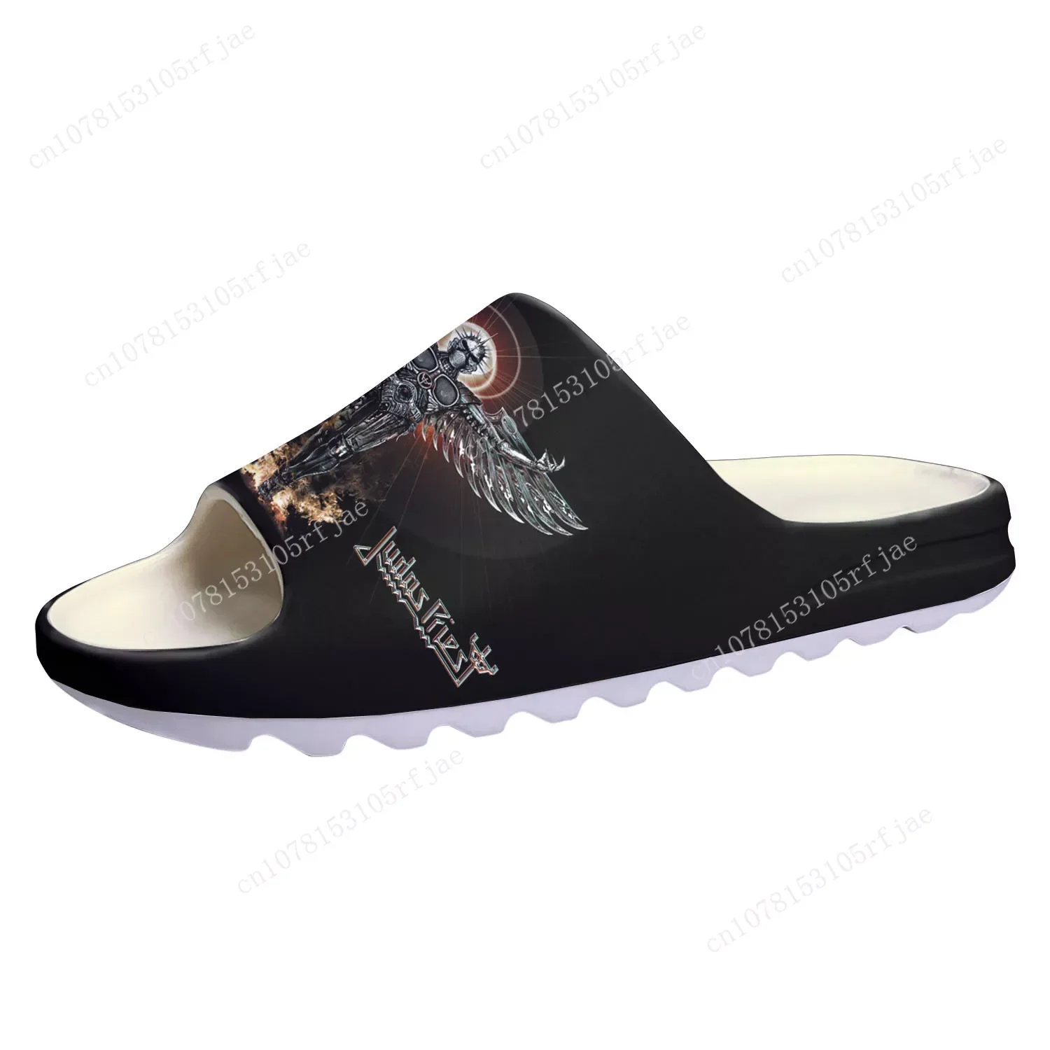 Judas Priest Heavy Metal Rock Band Soft Sole Sllipers Home Clogs Water Shoes Mens Womens Teenager Customize on Shit Sandals