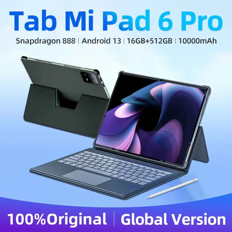 

Планшет Android 13 Snapdragon 2024 16 + 888 ГБ, 512 мАч, 11 дюймов