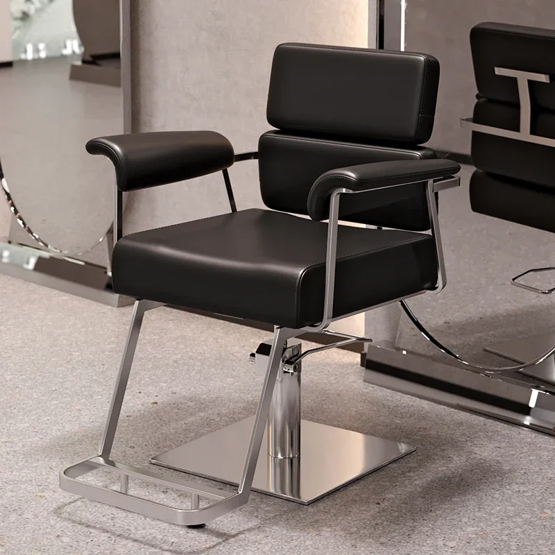 Adjustable Barber Chair Stylist Reclining Armchairs Nail Salon Manicure Chair Shampoo Luxury Silla De Barbería Salon Furniture
