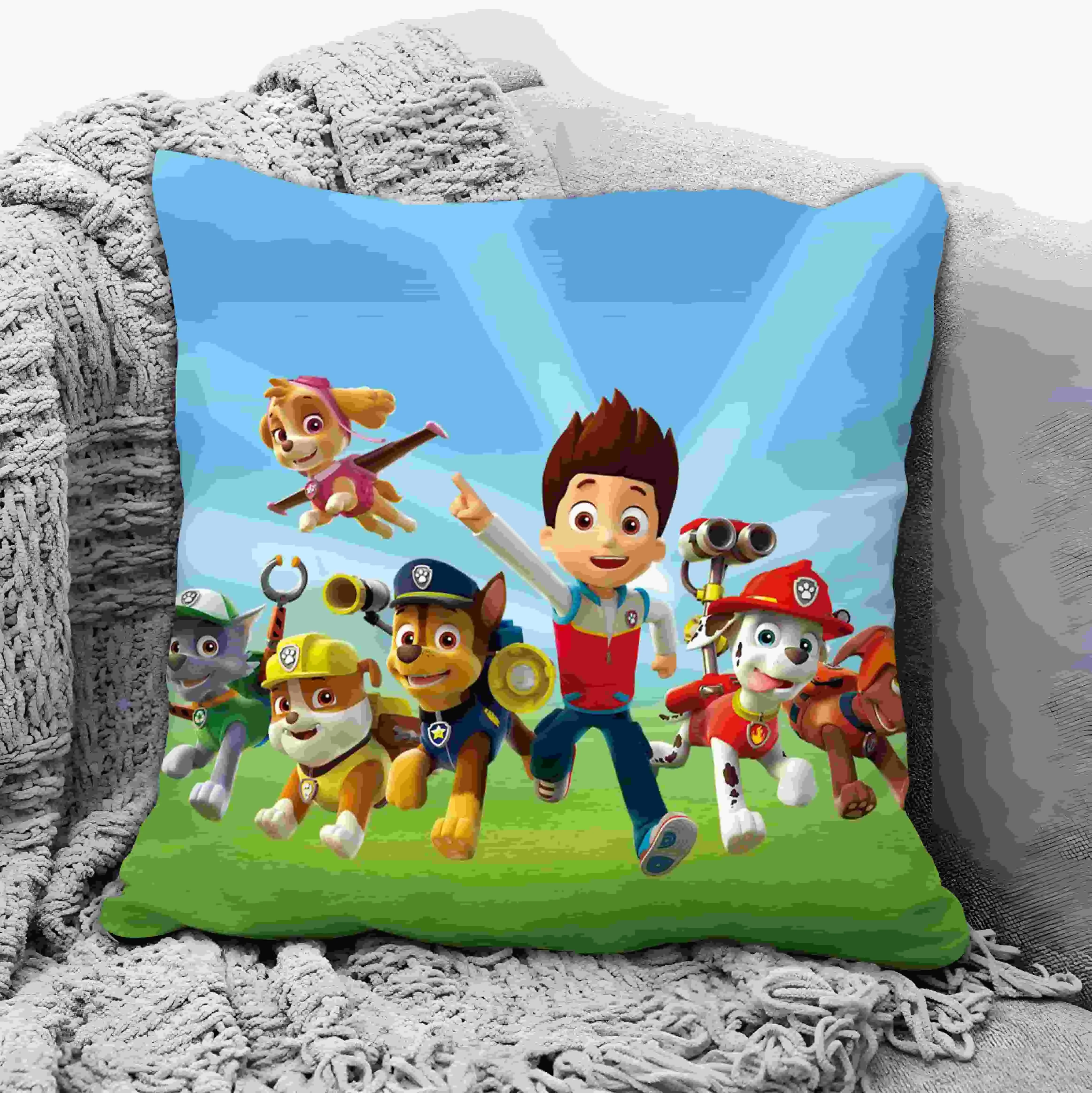 Cartoon Square Pillow Awaii Anime Soft Waist Sofa Cushion Printing Throw Pillow Throw Bedroom Pillows Cute dog