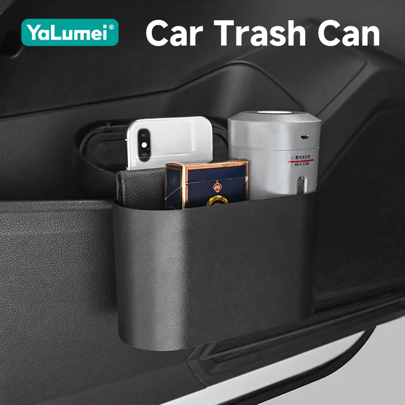For Nissan Qashqai X-trail Juke Altima Sentra Patrol Navara ABS Car General Suspension Creative Trash Can Supplies Accessories