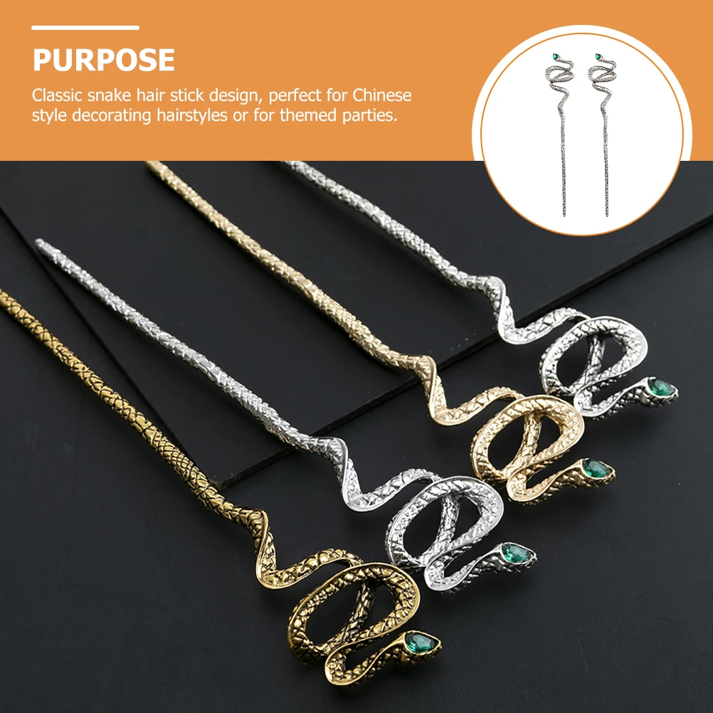 2Pcs SnakeShape ZincAlloy     ׼ ׼   Ÿ DIY  ũ  ѻ