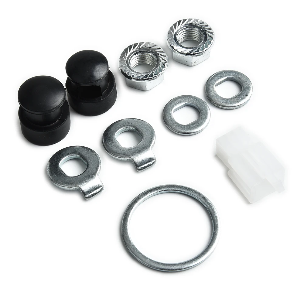 High-Performance E-Bike Hub Motor Axle Kit with Lock Nut & Spacer Accessories