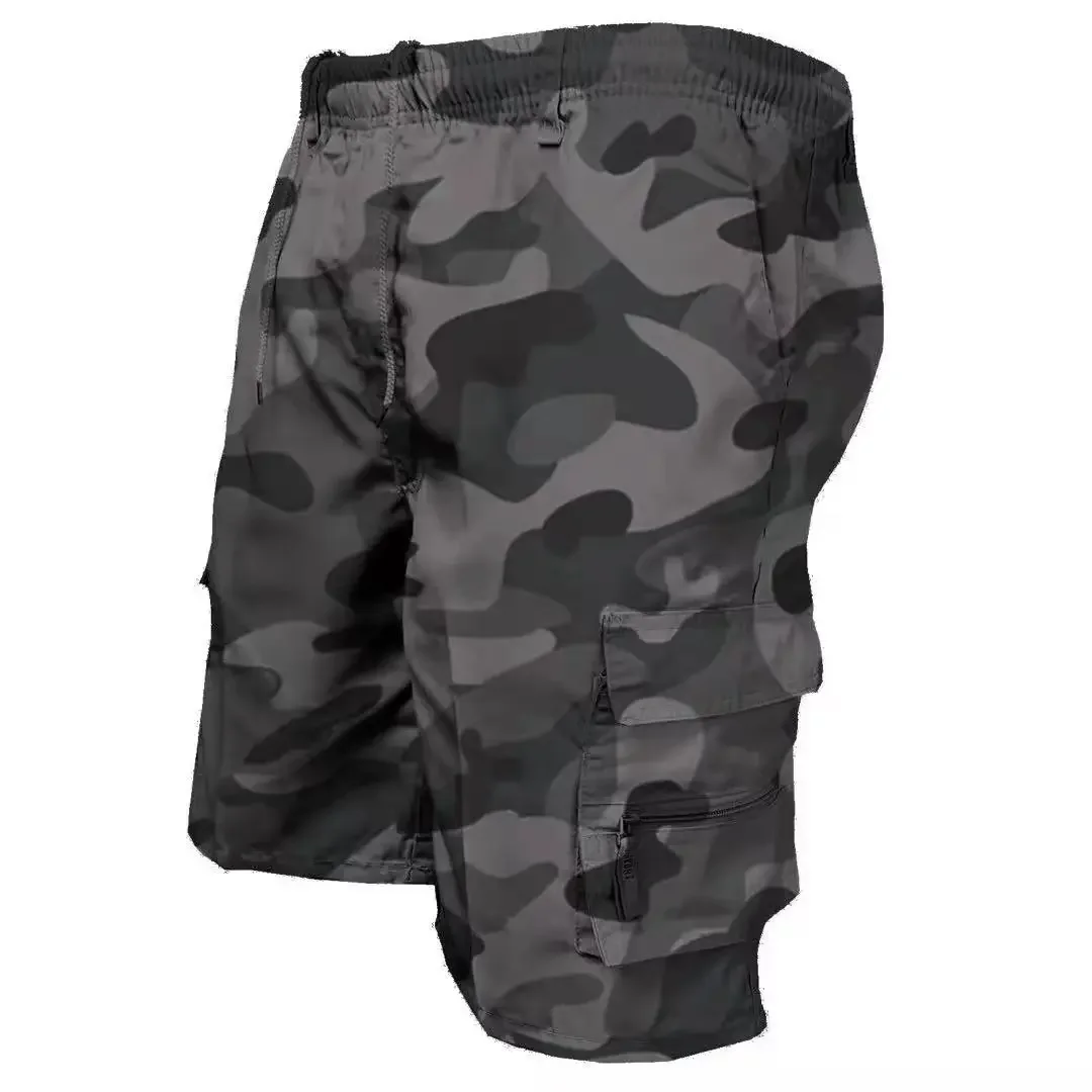 Fashionable Casual Men's Workwear Pants Summer Multi-Pocket Loose Fit Sports Utility Trousers for Skateboarding