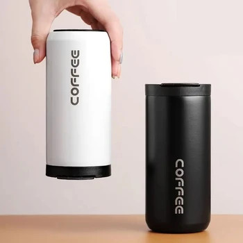 Bouteille Thermos à café en acier inoxydable de 400ML, tasse thermique, flacons sous vide de voiture étanches, tasse à café, bouteilles isolées portables de voyage 1