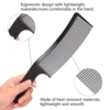1/3PCS Men's Oil Head Comb Flat Push Cutting Comb  Hairdressing  Limit Trimming Shape Gradual Comb S Arc Design Comb 2