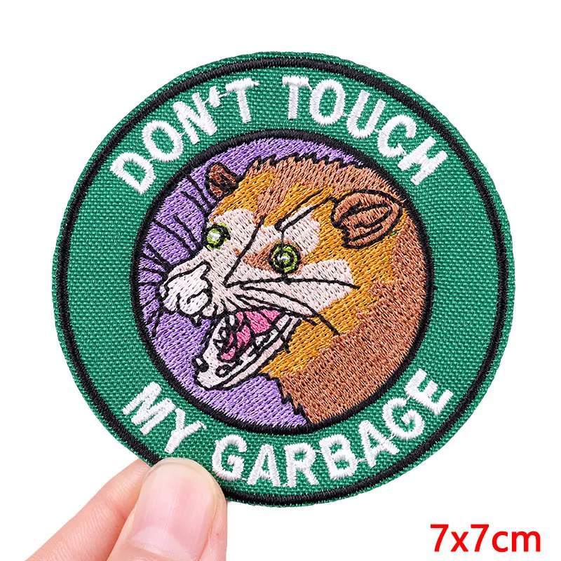 Neue Tier katze Stickerei Patch Tier Patch Eisen auf Patches für Kleidung Jacken nähen Applique Cartoon Patches für Kleidung DIY – Detail 34