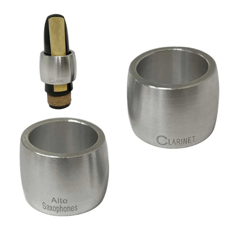 1 aluminum Professional Saxophone Mouthpiece Alto Clarinet Mouthpiece Ligature Head Clip Fastener Accessory