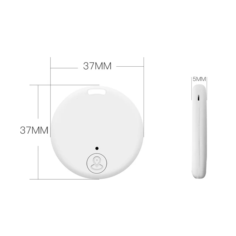 Localizzatore Bluetooth Smart Tracker, compatibile con iOS e Android, dispositivo anti-smarrimento per chiavi, portafoglio, bagagli, animali domestici._voghion.com