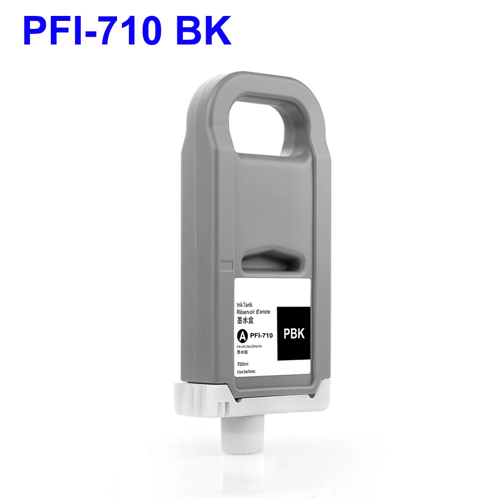 Cartucho de Tinta com Tinta Corante e Chip Tintas para Canon Tx2000 Tx3000 Tx4000 Pfi710 Pfi710 - Imagem 4